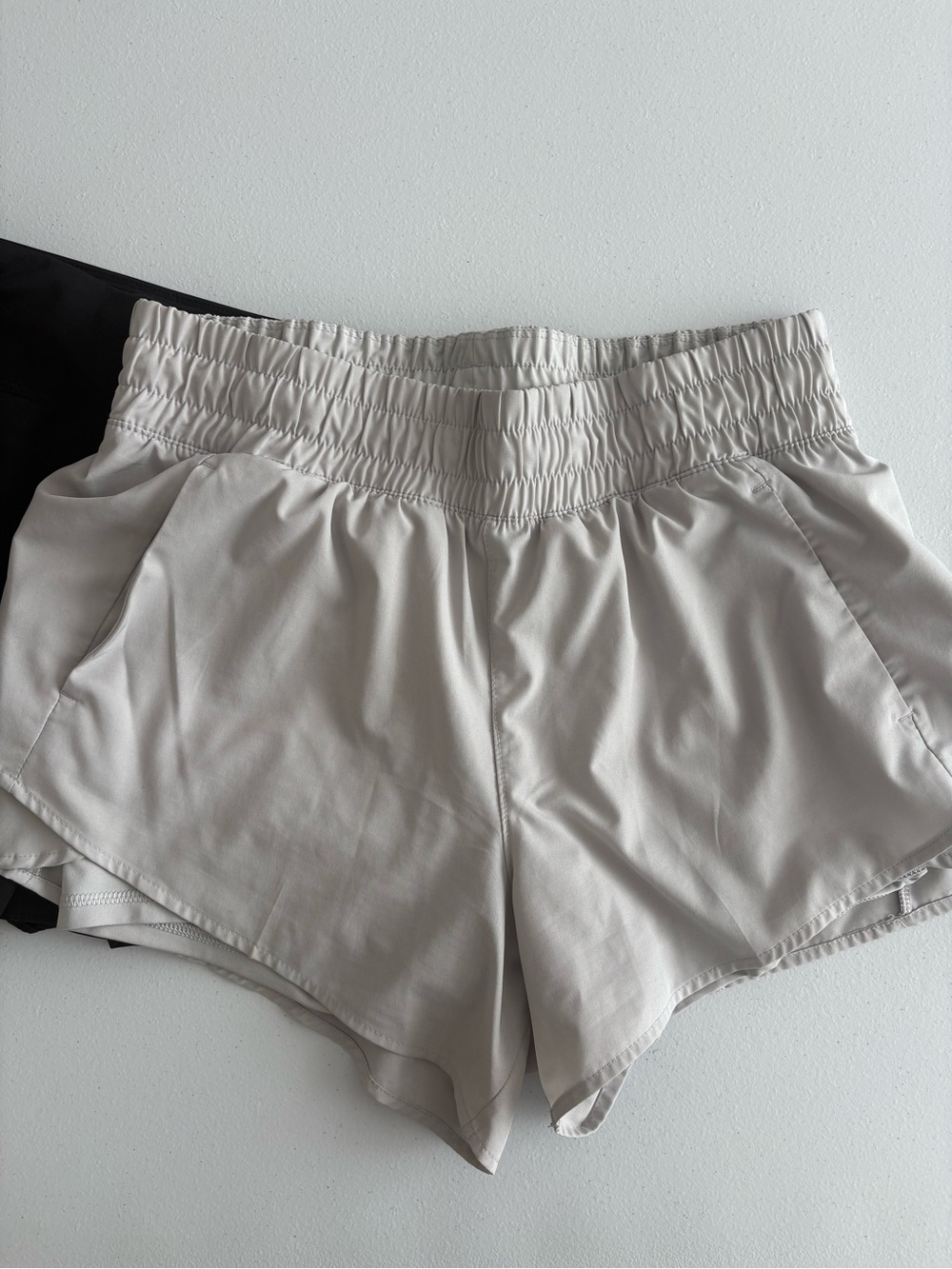 Set of 2 Avia Women's Athletic Shorts - Light Grey and Black